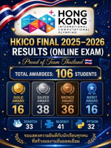 ประกาศผลการแข่งขัน HKICO Final 2025–2026